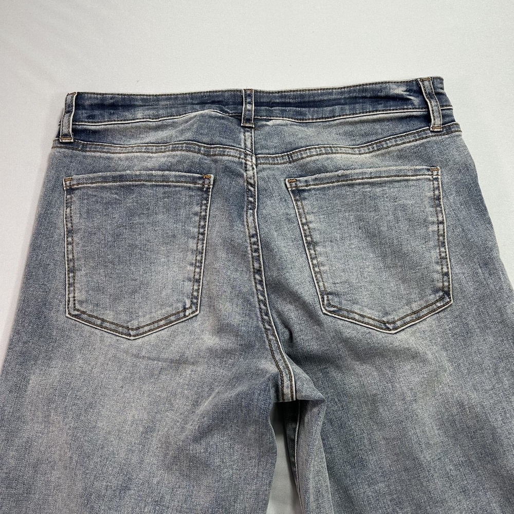 Kut From The Kloth Jeans Womens 8 Charlotte High Rise Fab Ab Culotte Wide Leg De - Picture 4 of 13